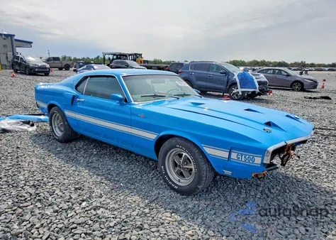 1969 Ford Mustang Shelby Gt500 из США, поврежденный, VIN 9F02R482493